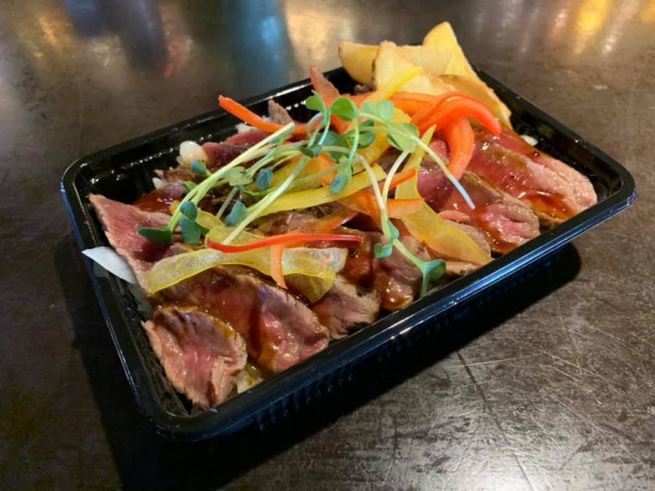 【サービスメニュー】ステーキ丼　Ｗサイズ