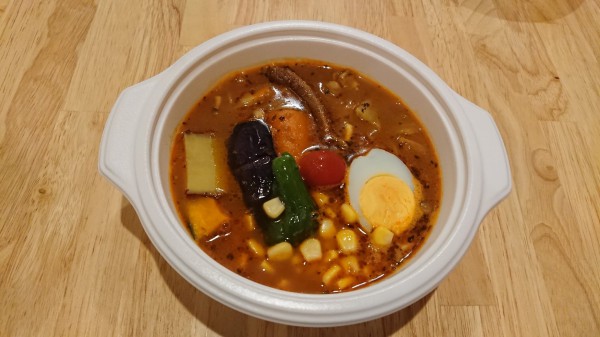 季節の7種の野菜のスープカレー