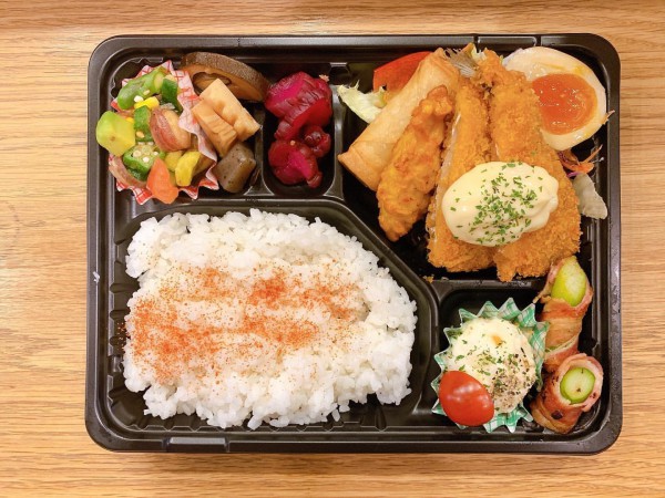 アジフライ弁当