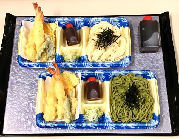冷やしうどん弁当、茶そば弁当