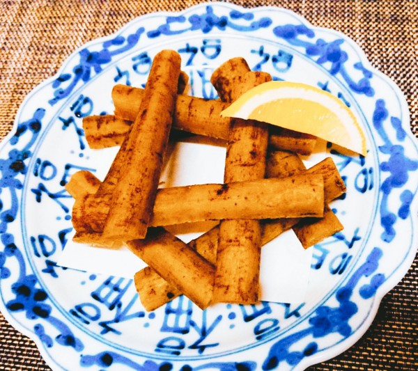 ゴボウの唐揚げ