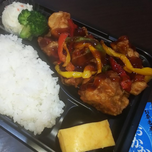 からあげの黒酢あんかけ