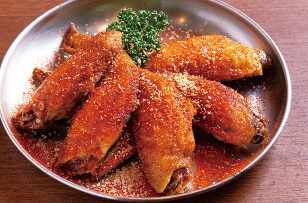手羽先　ピリ辛