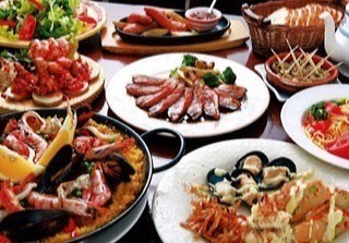 魚介のパエリア