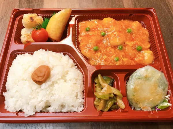 エビチリ弁当