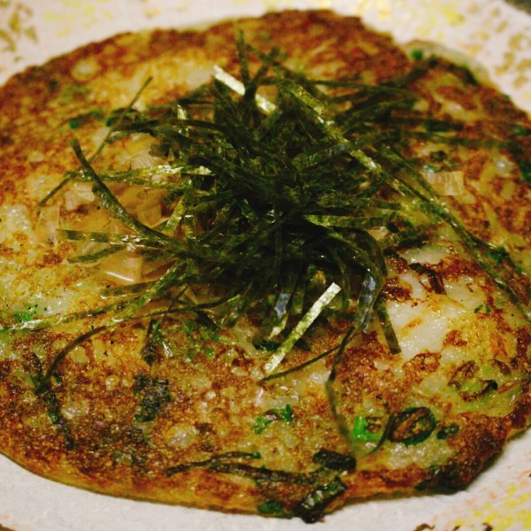 山芋のお好み焼き
