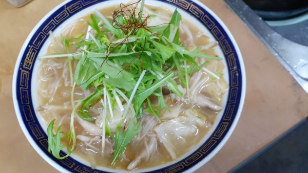 野菜たっぷりスープビーフン