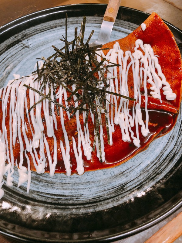 明太子&イカねぎ焼